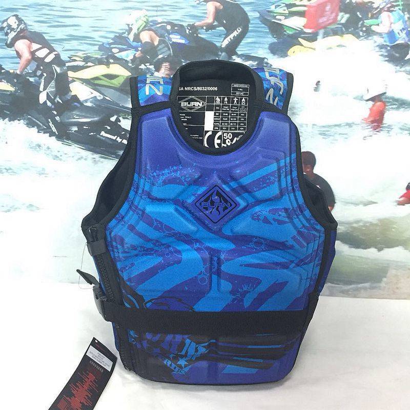 美国burn 摩托艇救生衣 国际摩托艇赛手 世界冠军刘益城 同款S M/L 3XL