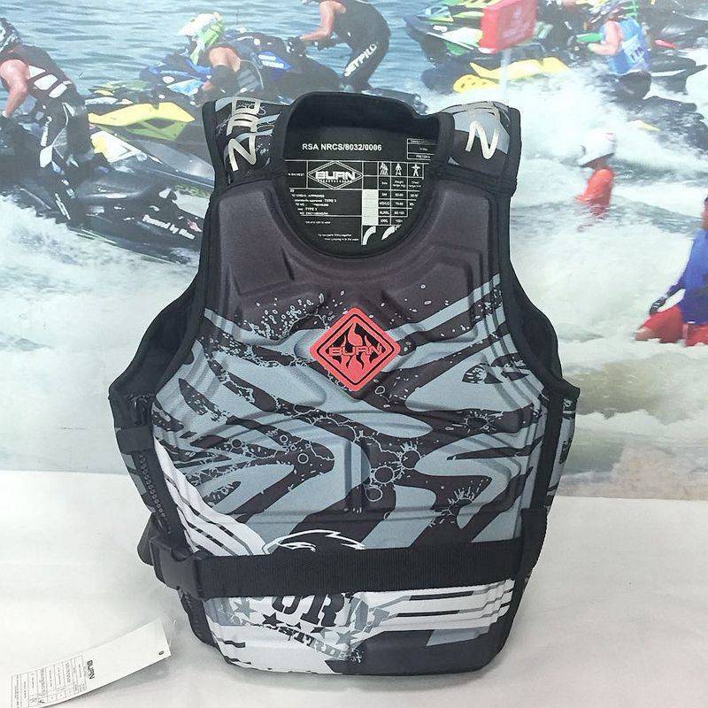 美国burn 摩托艇救生衣 国际摩托艇赛手 世界冠军刘益城 同款S M/L XL 3XL