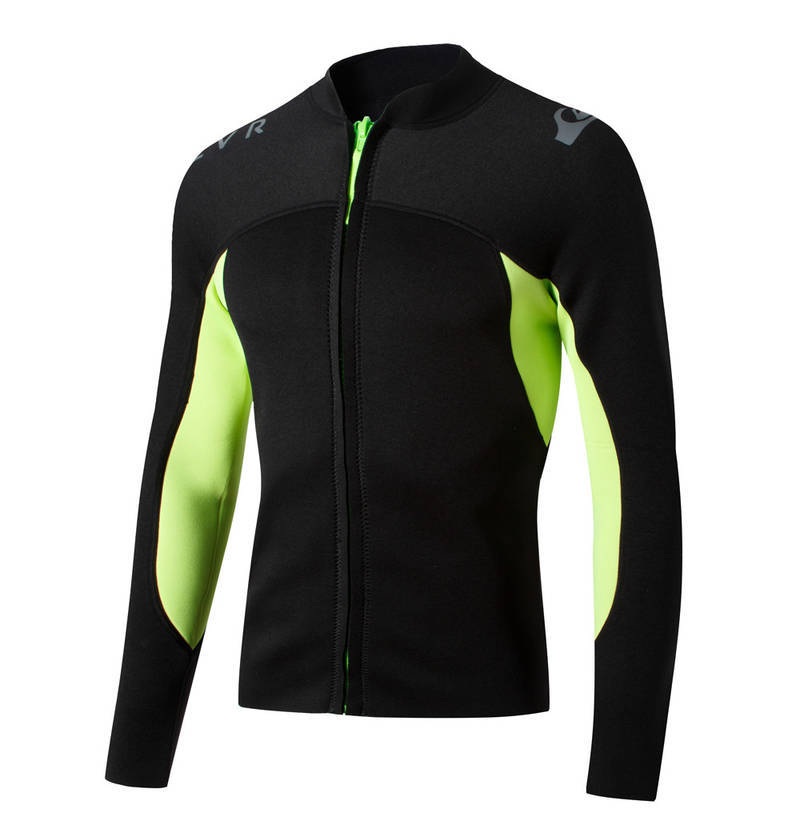 SCUBATREK3mm潜水服男款冲浪夹克分体长袖上衣浮潜水母服保暖防晒