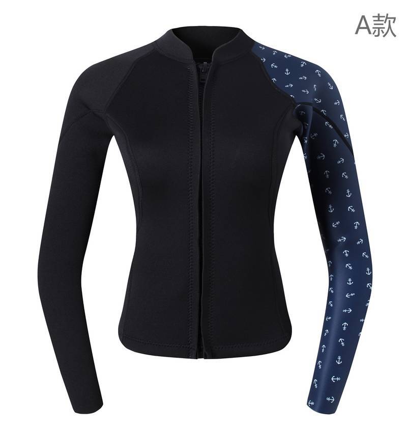 SCUBATREK2mm潜水服湿衣连体泳衣冲浪浮潜自由深潜防晒保暖水母服