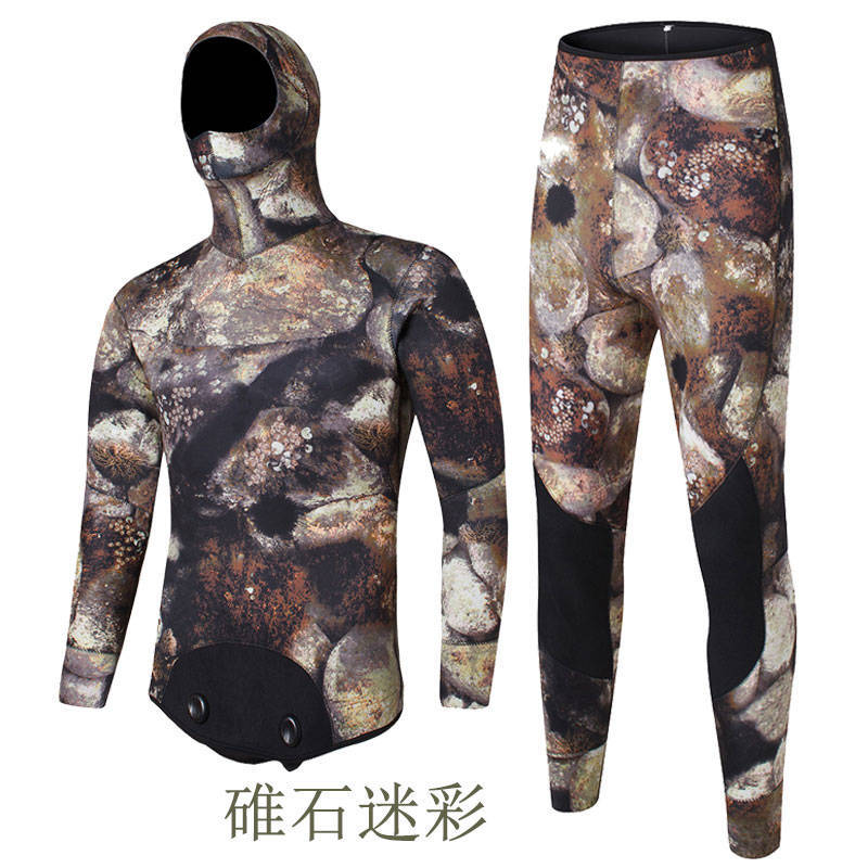 5mm打渔衫SCUBATREK连体潜水服冬泳深潜专业加厚防寒成人潜水衣