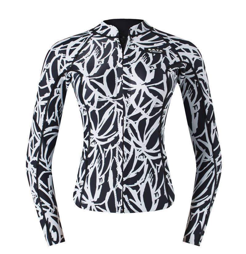 SCUBATREK2mm时尚潜水服湿衣连体泳衣冲浪浮潜深潜防晒保暖水母服