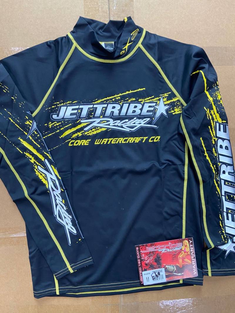 美国JETTRIBE黑黄防晒衣  M码