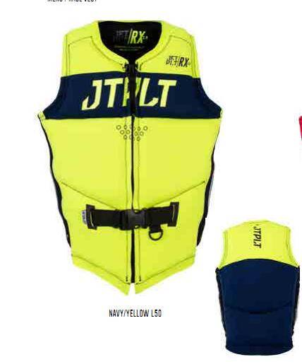 新款杰派乐jetpilot比赛专用赛艇服救生衣黄色 M