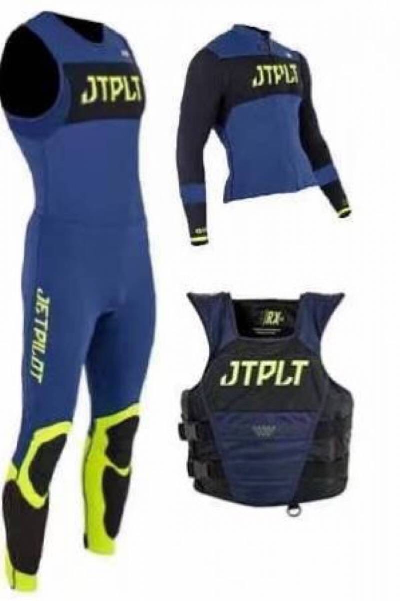 杰派乐Jetpilot 新款比赛专用赛艇服蓝黄色 三件套 M