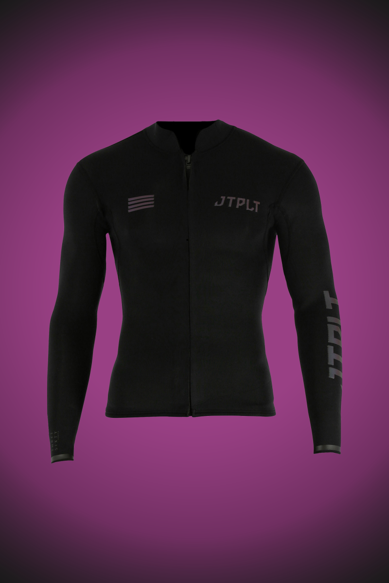 新款杰派乐jetpilot比赛专用赛艇服单件外套上衣RX黑色JA22155v M