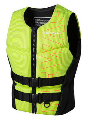 NEWAO水上运动救生衣救身衣浮力摩托艇钓鱼背心冲浪防撞衣四款颜色 黄 蓝 黑 橙 S M L XL XXL