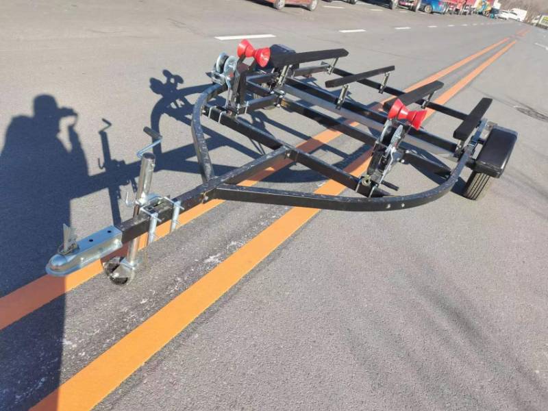 摩托艇双拖车轴材质镀锌