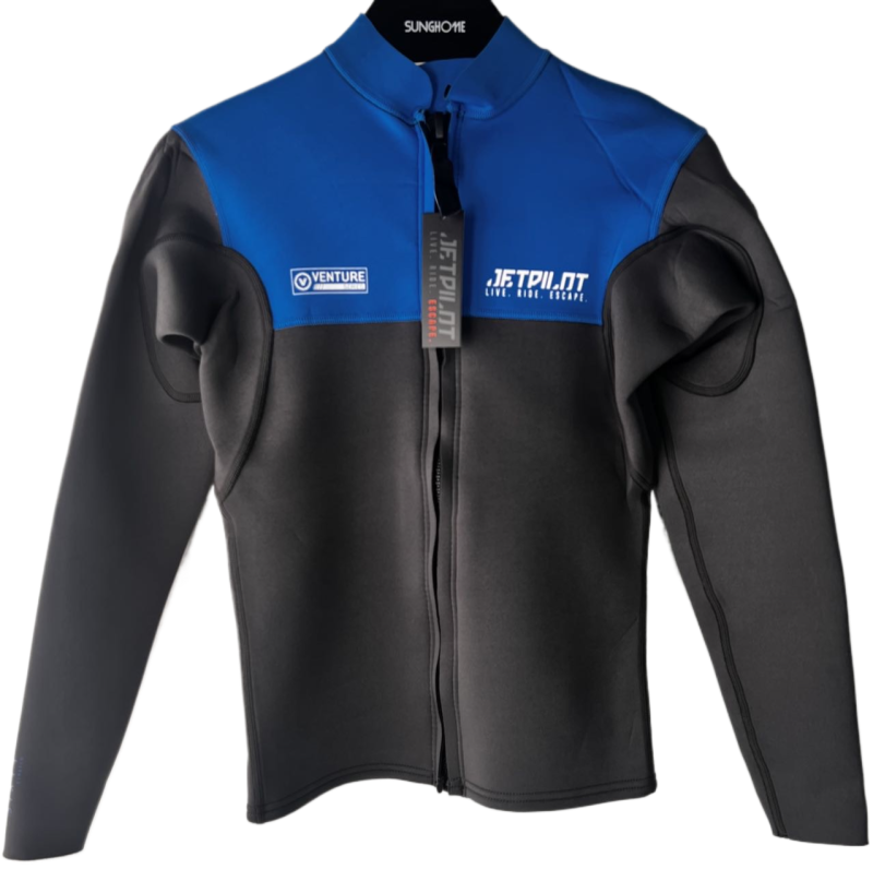 新款杰派乐jetpilot比赛专用赛艇服蓝灰色单件外套上衣JA19154 L XXL XXXL