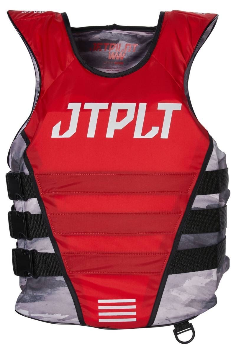 杰派乐Jetpilot 新款比赛专用赛艇服红迷彩色救生衣JA22129 L/XL  3XL