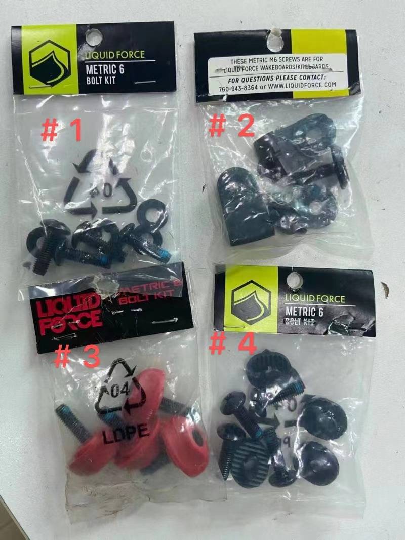 LIQUIDFORE滑水鞋螺丝