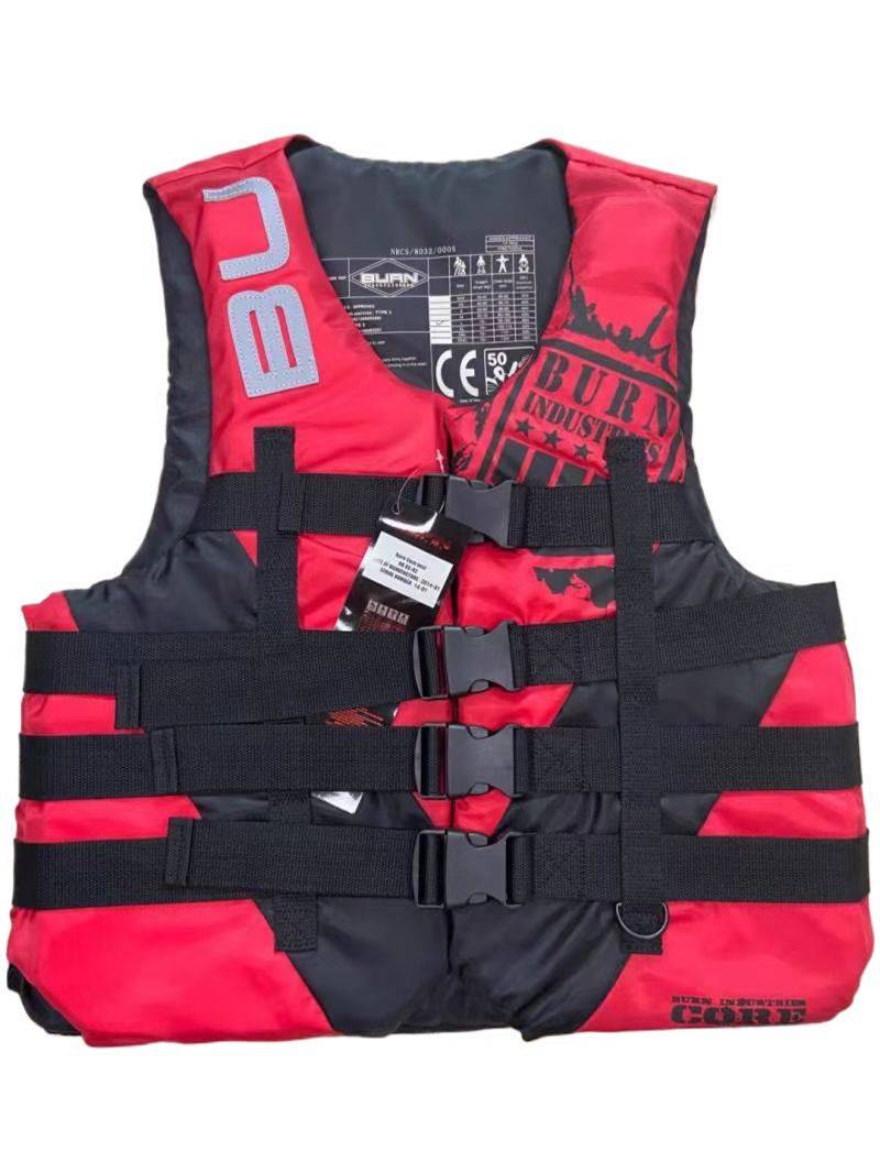 美国BURN救生衣XXS XS  M L XL XXL 体重5斤到300斤红现货