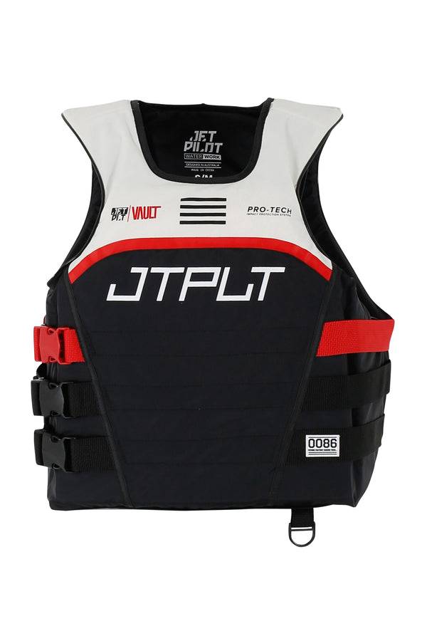 杰派乐Jetpilot 新款比赛专用赛艇服红黑色救生衣JA24203带背板 S/M  L/XL XXL