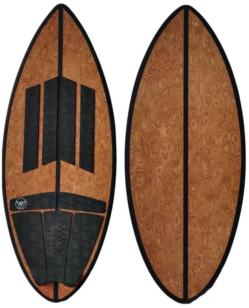 美国SOUTH BAY BOARDCO 52寸132CM竹纹圆尾尾波冲浪板枫