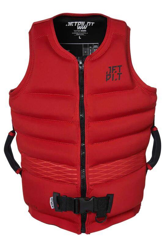 新款杰派乐jetpilot比赛专用赛艇服多功能救生衣红色JA22148H XL  XXL