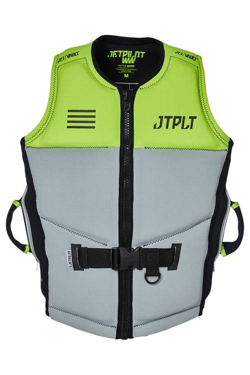 新款杰派乐jetpilot比赛专用赛艇服多功能救生衣黄灰色 L XL  XXL