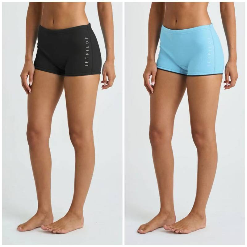 杰派乐JETPILOT女士2MM运动短裤S25002 蓝色XS M /黑色XS S